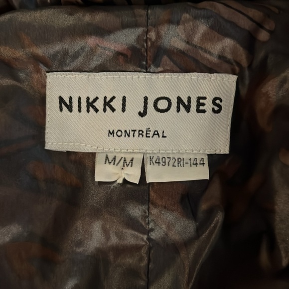 Amazing 2 Coats in One Like New slate gray Nikki Jones size M Coat Set - Picture 4 of 11